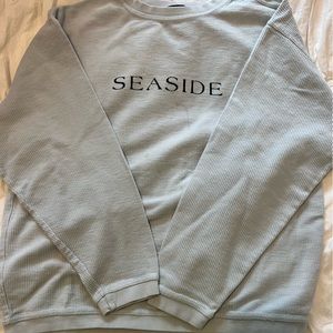 Blue seaside sweatshirt